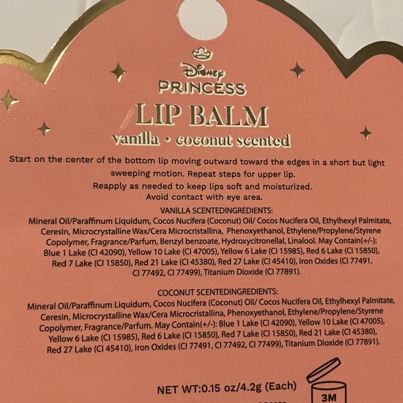 Disney Princess Moana Lip Gloss and‎ Balm Set (3 packs -6 items total) - Picture 3 of 6